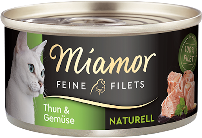 Miamor Feine Filets Naturell Thunfisch&Gemüse 24x80g DoseVorschaubild