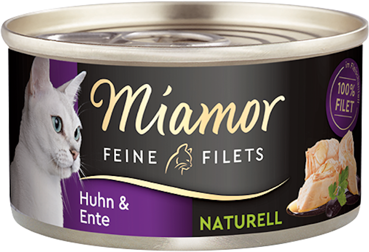 Miamor Feine Filets Naturell Huhn&Ente