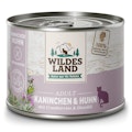 WILDES LAND Katze 6 x 200g Kaninchen und Huhn mit DistelölVorschaubild