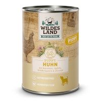 Wildes Land PUPPY Hundenassfutter 400g