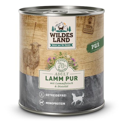 Wildes Land 800g Lamm PUR