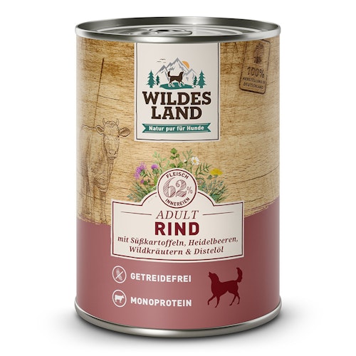 Wildes Land 400g Rind mit Süßkartoffel