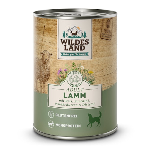 Wildes Land 400g Lamm mit Reis