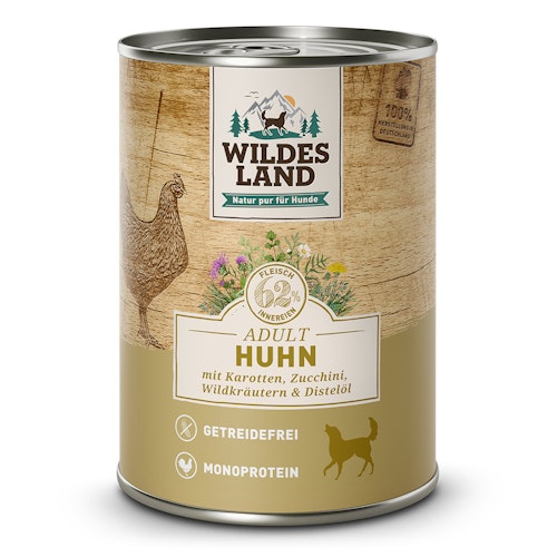 Wildes Land 400g Huhn mit Karotten 