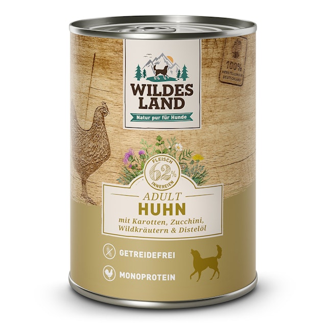 Wildes Land 6 x 400g Huhn mit KarottenVorschaubild