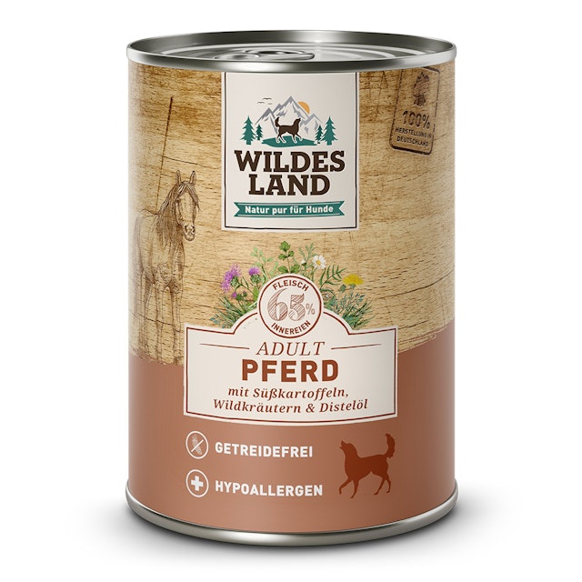 Wildes Land 6 x 400g Pferd mit SüßkartoffelVorschaubild