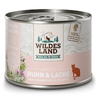 WILDES LAND Katze 200g Huhn und Lachs mit Distelöl