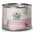 WILDES LAND Katze 6 x 200g Rind und Pute mit DistelölVorschaubild