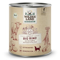 Wildes Land BIO Hundenassfutter 800g