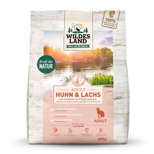 WILDES LAND Katze 400g Huhn und Lachs Bild