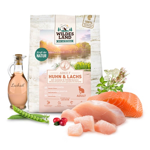 WILDES LAND Katze 400g Huhn und Lachs Bild