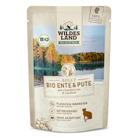 WILDES LAND Katze 85g Bio Ente und Pute