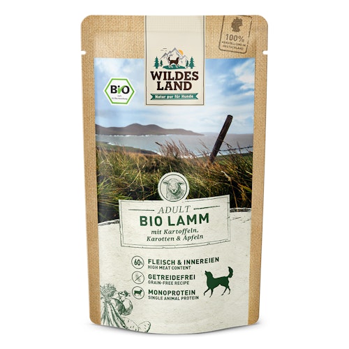 Wildes Land 125g Bio Lamm mit Kartoffel