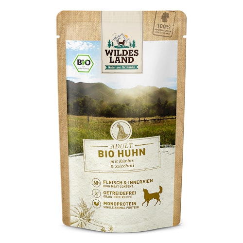 Wildes Land 125g Bio Huhn mit Amaranth