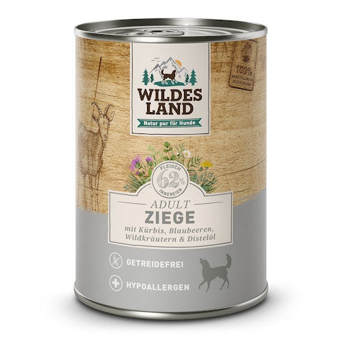 Wildes Land 400g Ziege mit Kürbis