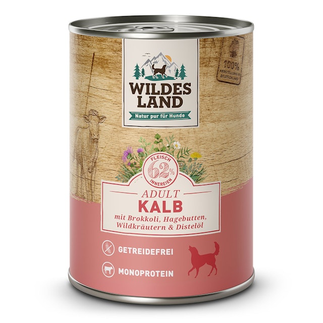 Wildes Land 6 x 400g Kalb mit BrokkoliVorschaubild