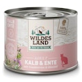 WILDES LAND Katze 6 x 200g Kalb und EnteVorschaubild