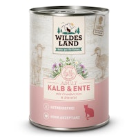 WILDES LAND Katze 400g Kalb und Ente