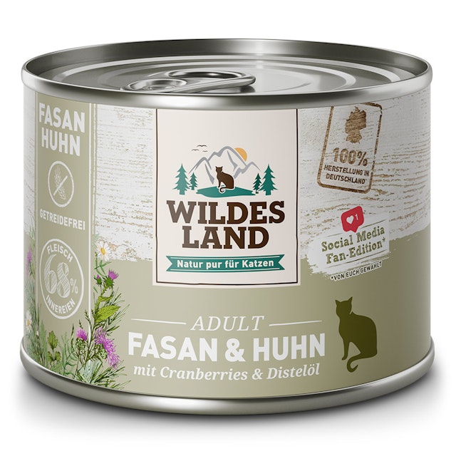 WILDES LAND Katze 6 x 200g Fasan und HuhnVorschaubild