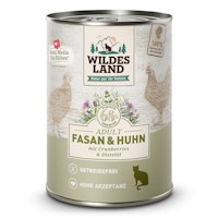 WILDES LAND Katze 400g Fasan und Huhn