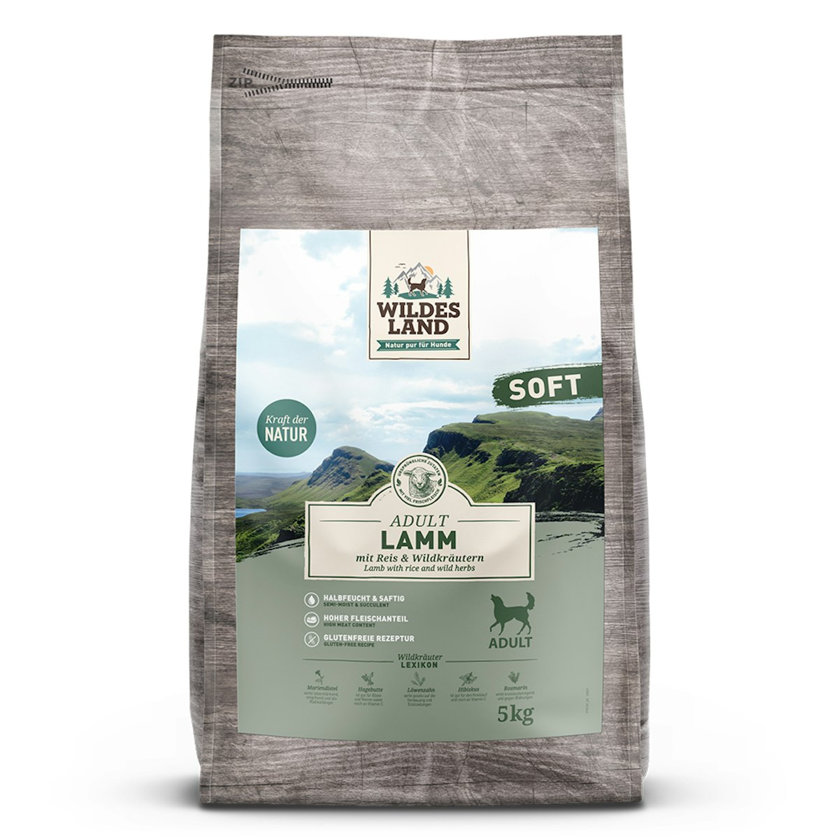 Wildes Land Lamm SOFT Sparpaket 2 x 5kg Hundetrockenfutter