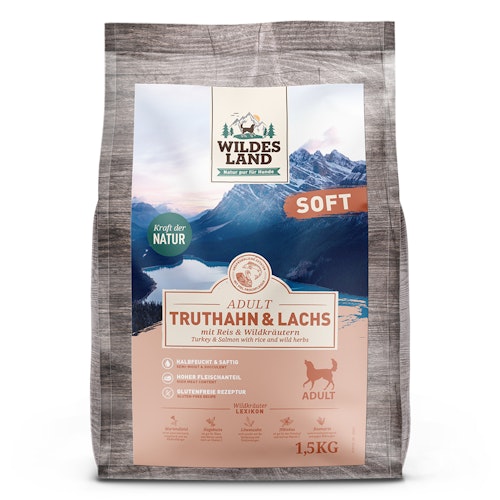 Wildes Land Truthahn und Lachs SOFT 5kg Hundetrockenfutter