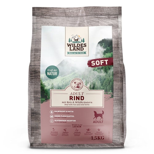 Wildes Land Rind SOFT 1,5kg Hundetrockenfutter