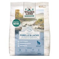 WILDES LAND Katze Forelle und Lachs