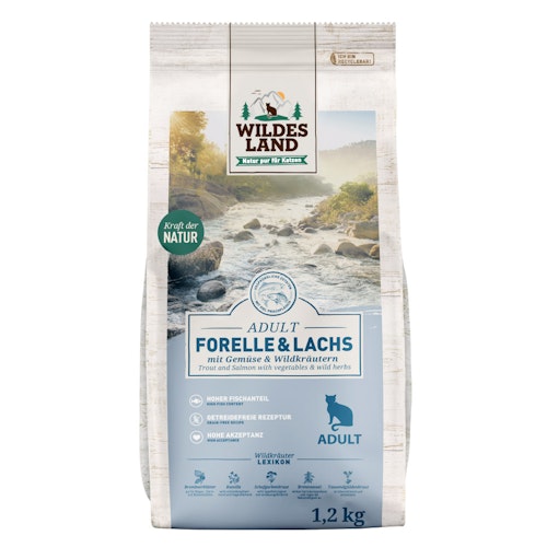 WILDES LAND Katze 1,2kg Forelle und Lachs Bild