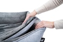 Vorschaubild Allpets Bett Mila orthopädisch grau Hundeschlafplatz