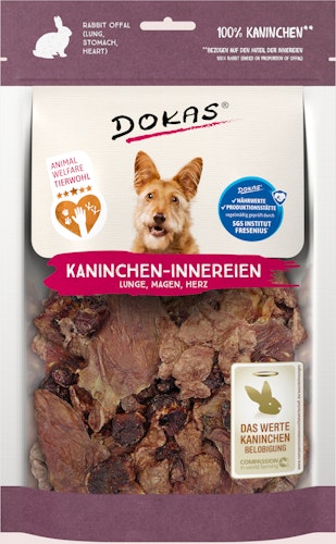 DOKAS Kaninchen 100 Gramm Hundesnacks