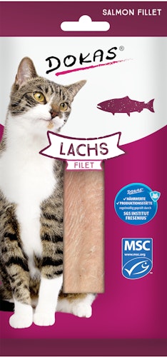 Dok Cat Snack Filet Lachs 22g