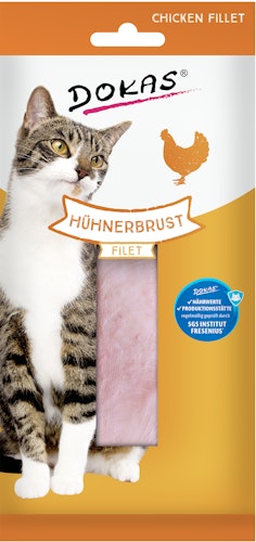 Dok Cat Snack Filet Hühnerbrust 22g