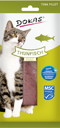 DOKAS Thunfisch Filet 22g Katzensnack