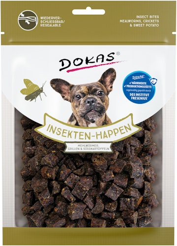 DOKAS Insekten-Happen 100g Hundesnacks Bild