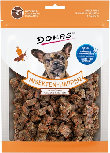 DOKAS Insekten-Happen 100g Hundesnacks Bild