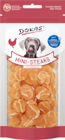 Dokas Hund Mini Steaks Hühnerbrust 50g