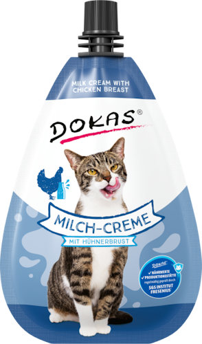 Dokas Katze Milch-Creme mit Hühnerbrust 80g Bild