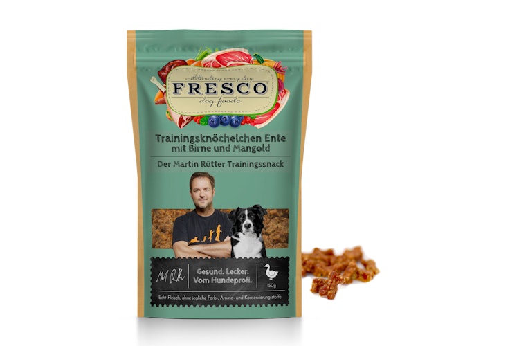 FRESCO Martin Rütter Trainingsknöchelchen Ente mit Birne und Mangold 150g