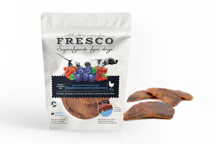 FRESCO Filets Hähnchenfilets mit Blau- und Kranbeeren 500g