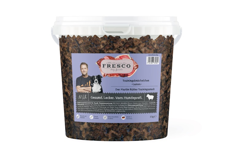 FRESCO Martin Rütter Trainingsknöchelchen Lamm (1kg-Eimer) 1000g