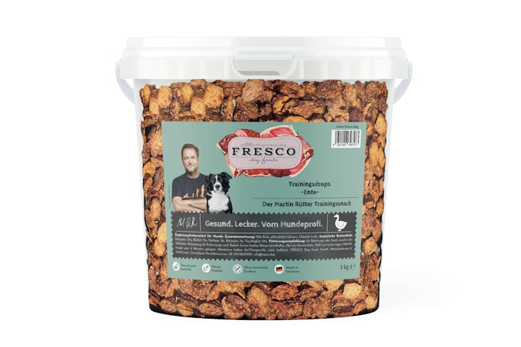 FRESCO Martin Rütter Trainingsdrops Ente (1kg-Eimer) 1000g