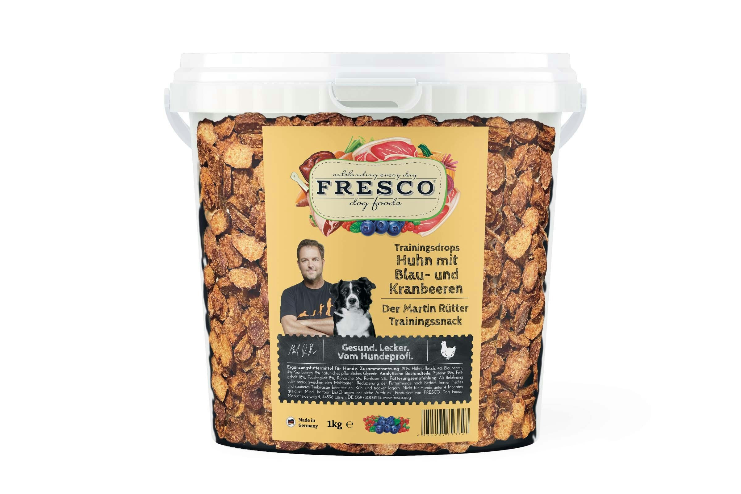 FRESCO Martin Rütter Trainingsdrops Huhn mit Süßkartoffeln, Karotte und ...