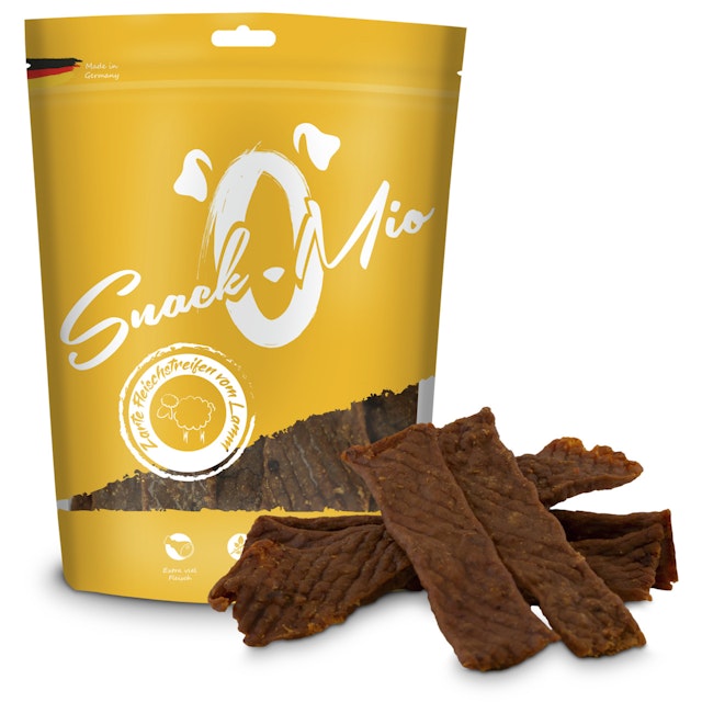 SnackOMio Fleischstreifen 125 Gramm HundesnackVorschaubild
