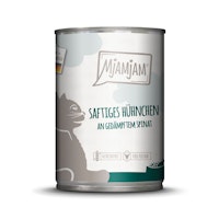 MjAMjAM Katze 400g  saftiges Hühnchen  mit  Spinat