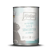 MjAMjAM Katze 400g DUO Ente und Süßwasserfisch mit 
