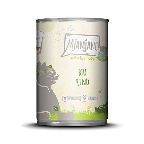 MjAMjAM Katze 400g BIO Rind 