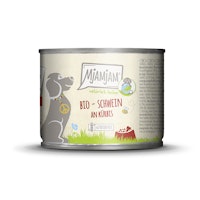 MjAMjAM Hund 200g BIO Schwein mit Kürbis 