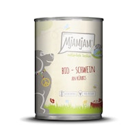 MjAMjAM Hund 400g BIO Schwein mit Kürbis 
