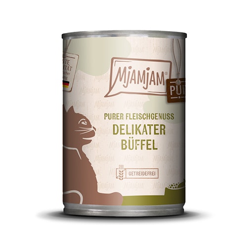 MjAMjAM Katze 400g Büffel pur 